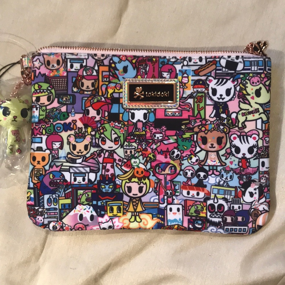 Tokidoki Kawaii metropolis zip pouch